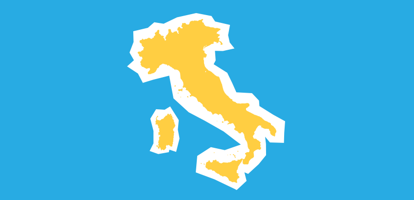 Delivery update for parcels coming from Italy